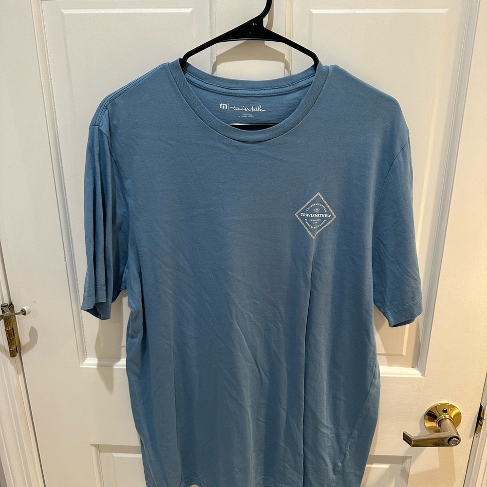 Travis Mathew Blue Short Sleeve Tees